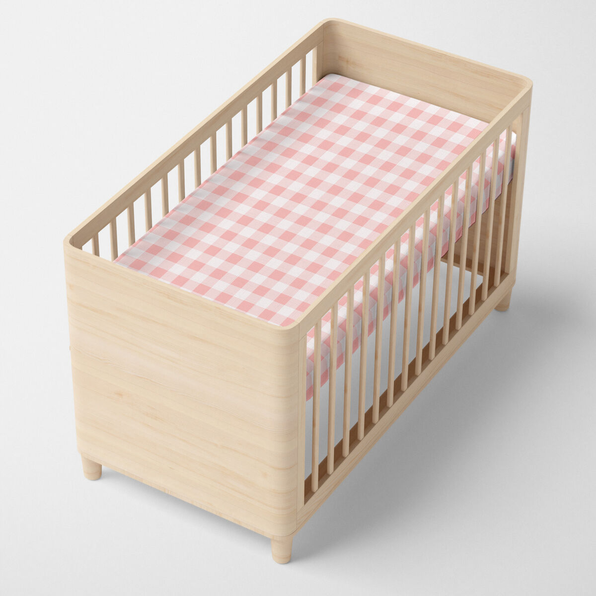 Prostěradlo HappyFriday BASIC KIDS Bílý Růžový 70 x 140 x 14 cm